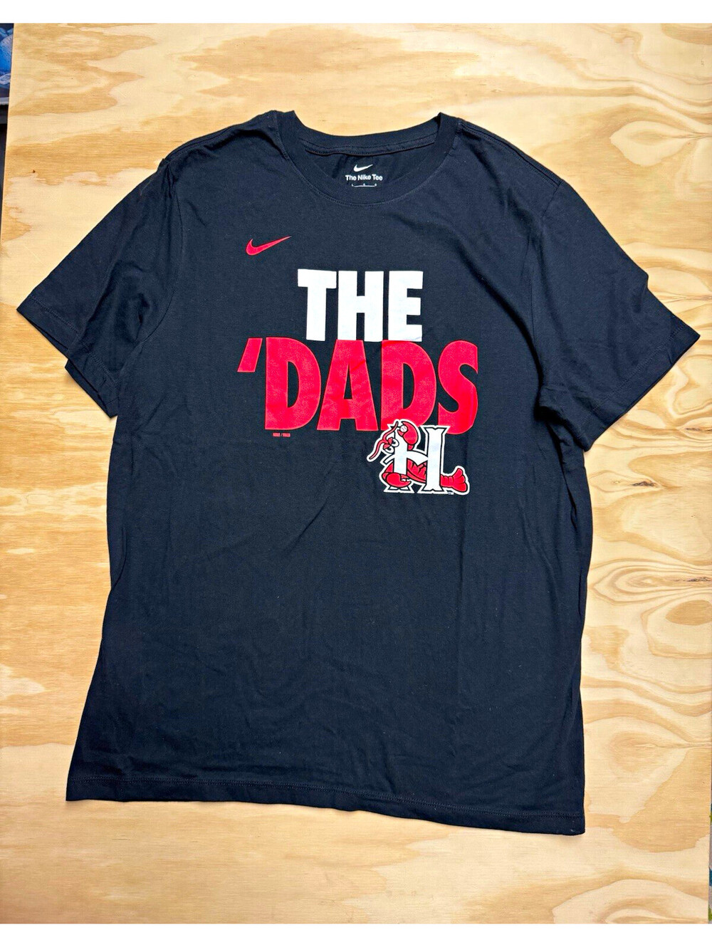 Nike Maryland Terrapins "The Dads" Black Red White T-Shirt Shirt Size L